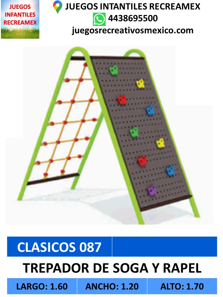 trepador de soga y rapel